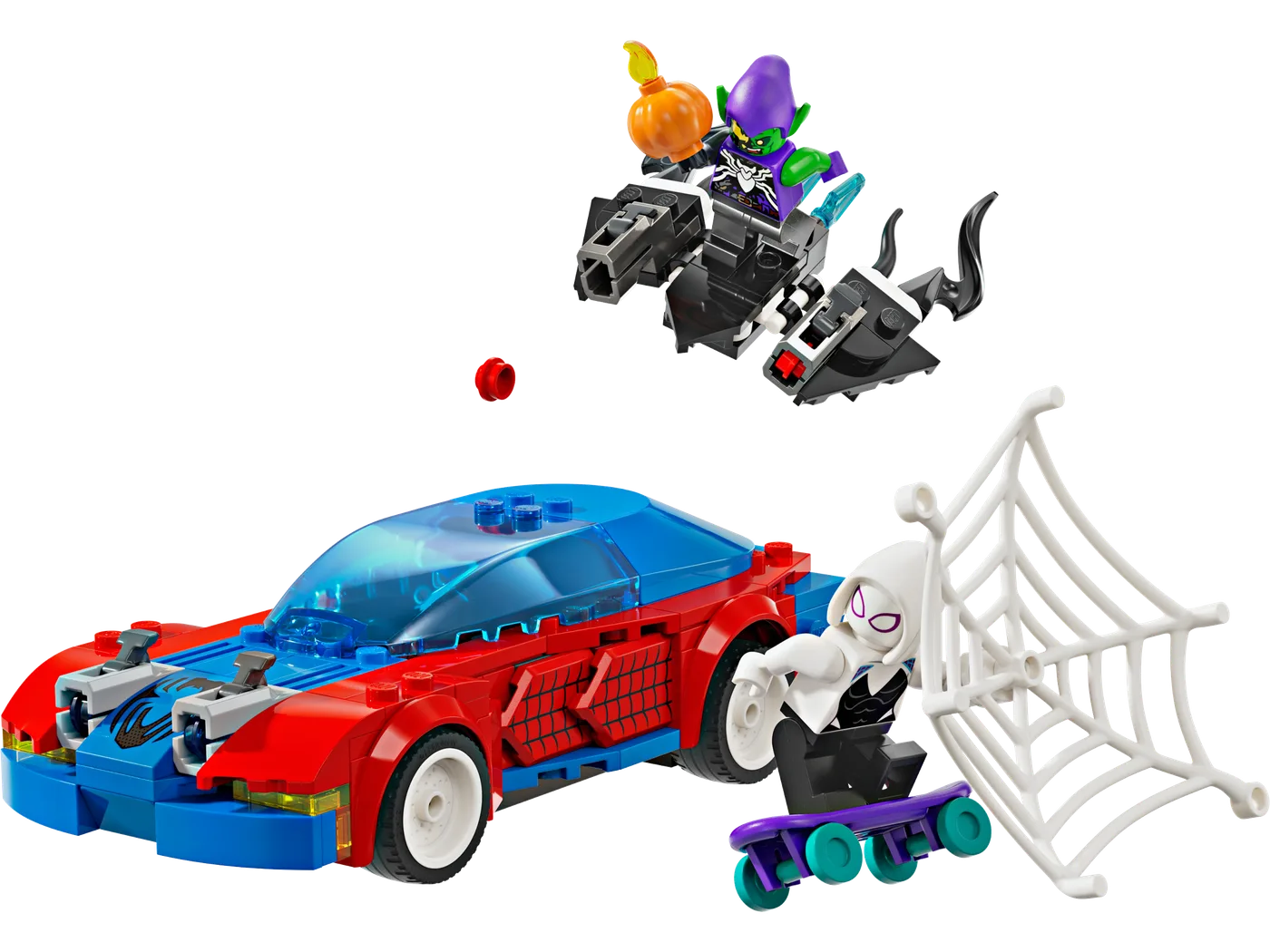 LEGO 76279 Voiture de Course de Spider-Man et Venom Green Goblin - prix | Brick Broker