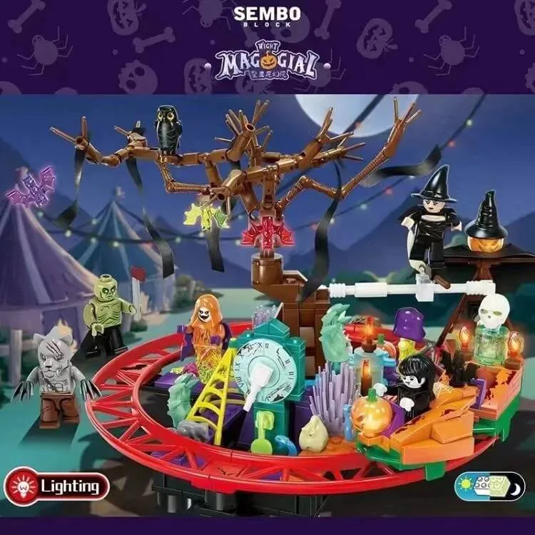 Sembo Nuit magique délicate - Paradis du train (SEM-605022) - prix | Brick Broker