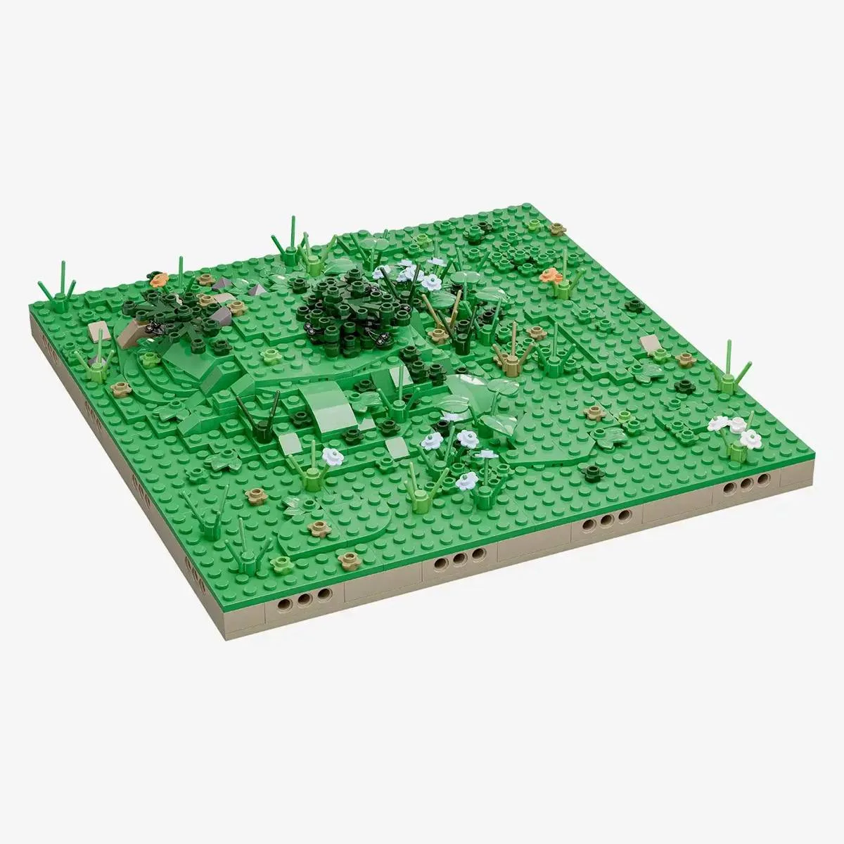 BlueBrixx Système de paysage modulaire - Petite colline (BB-108485) - prix | Brick Broker