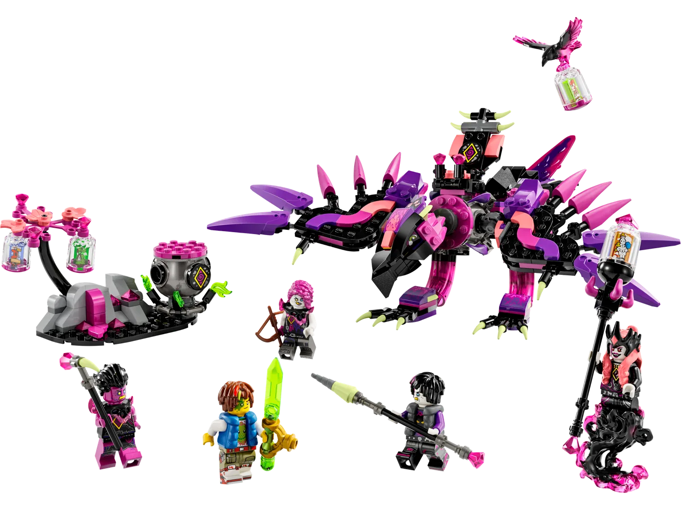 LEGO 71483 Les créatures de cauchemar de la Sorcière Jamais - prix | Brick Broker