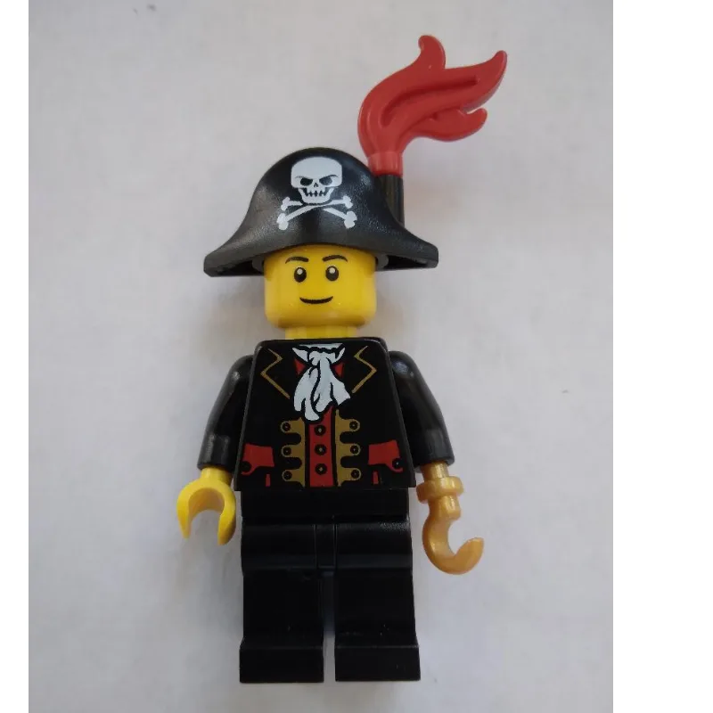 Pirate - Captain, Black Legs, Plume, Black Ey… — minifigurine LEGO | Brick Broker