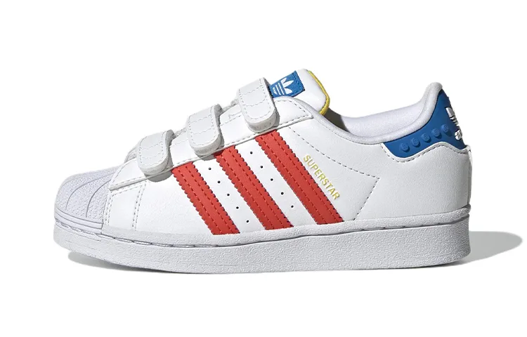 Chaussures Enfants adidas Superstar J x LEGO (Blanc Pantone) (GV8883-1) - prix | Brick Broker