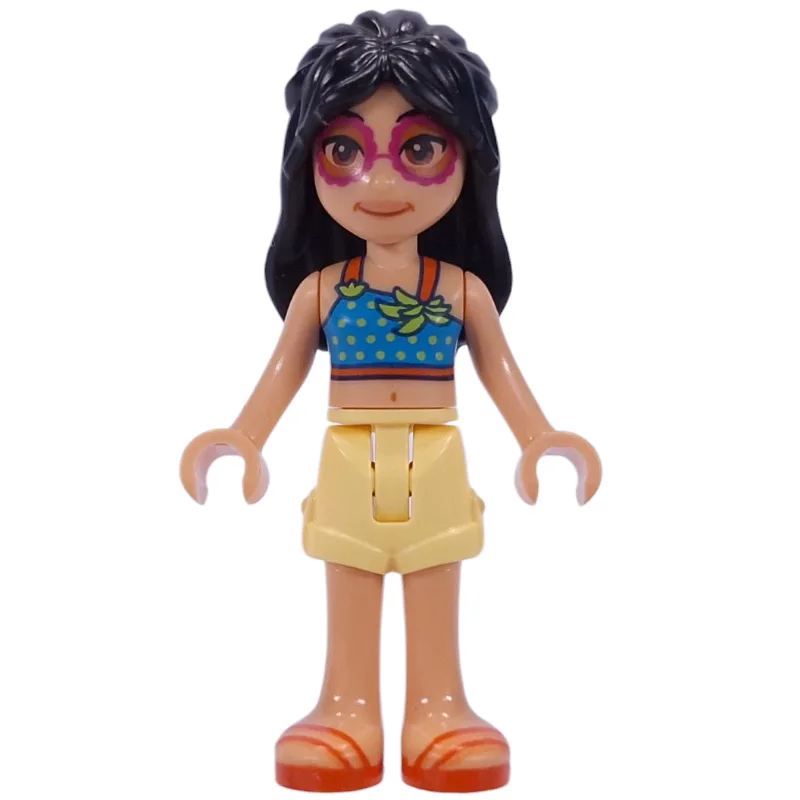 Liann - Dark Azure Top, Bright Light Yellow S… — minifigurine LEGO | Brick Broker