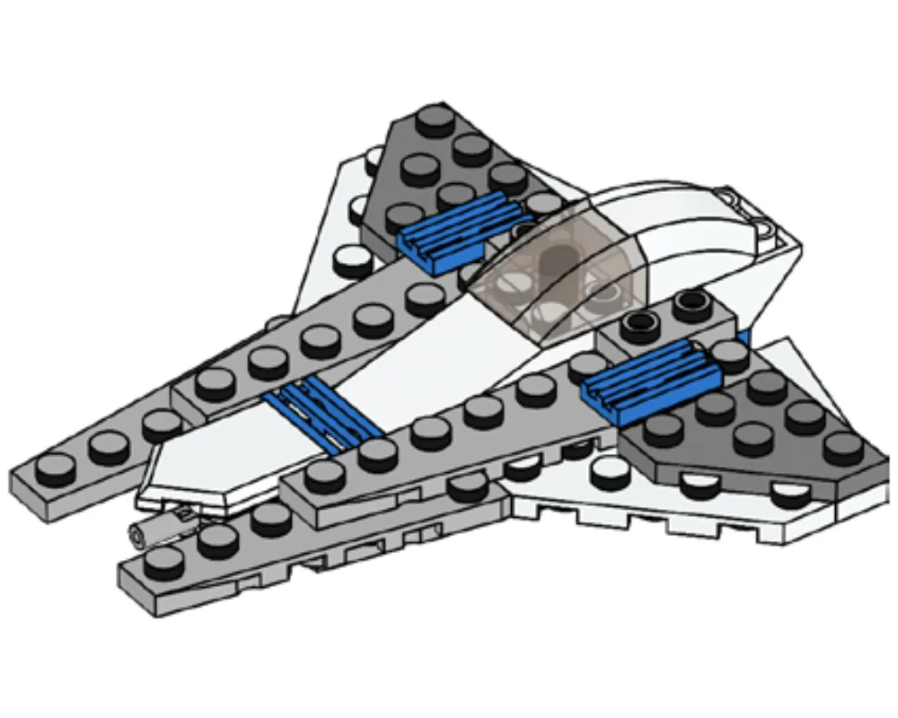 LEGO 912287 Chasseur stellaire Mandalorien - prix | Brick Broker