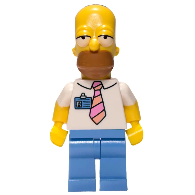 Homer Simpson with Name Badge — dans quels sets LEGO ? (fig-004542) | Brick Broker