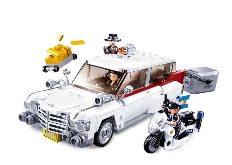 Sluban Voiture de braqueurs américaine (SLB-M38-B1099) - prix | Brick Broker