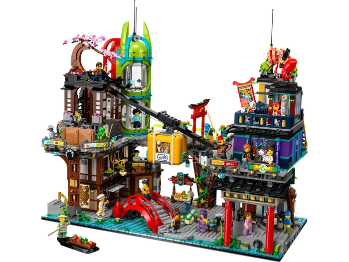 LEGO 71799 Les Marchés de la ville de NINJAGO - prix | Brick Broker