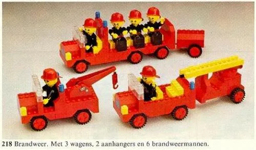 LEGO 218 Pompiers - prix et où acheter | Brick Broker