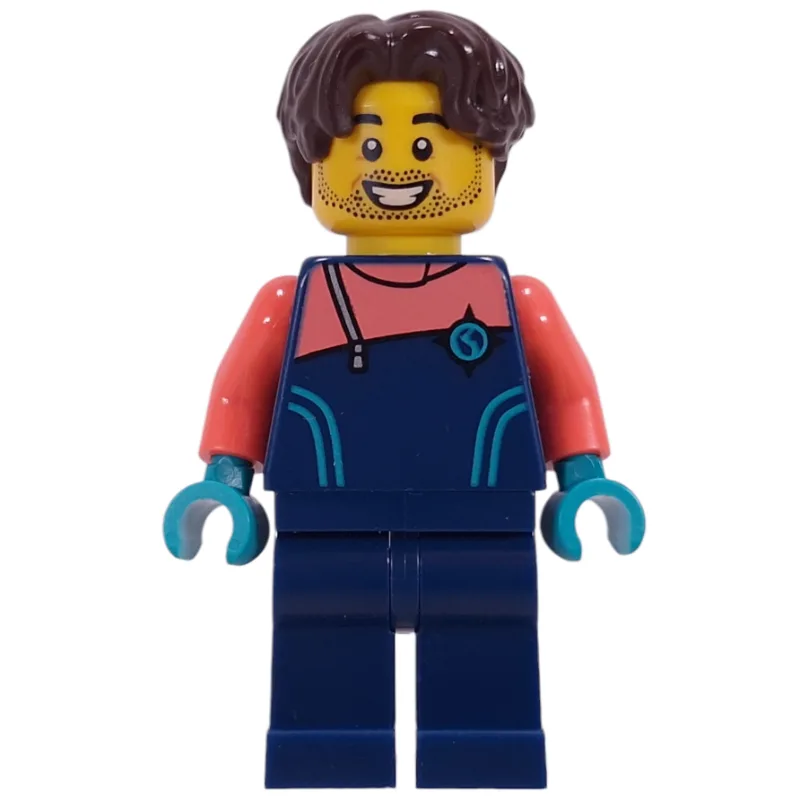 Arctic Explorer, Dark Blue Wetsuit, Dark Brow… — minifigurine LEGO | Brick Broker