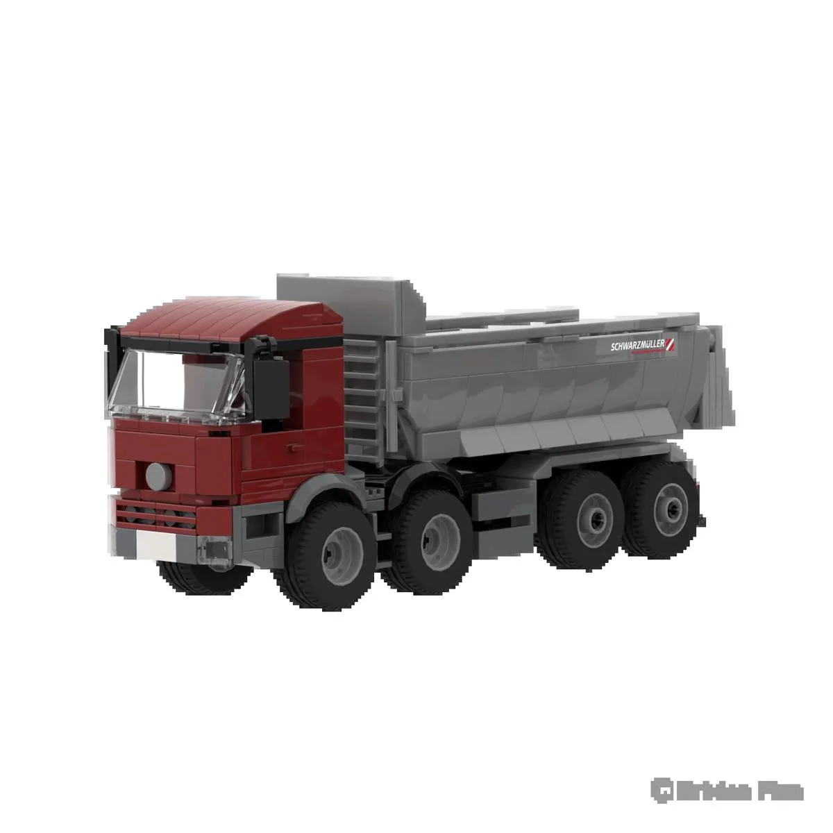 BRIXIES Camion à benne Schwarzmüller™ à 4 essieux (BRIXIES-222.857) - prix | Brick Broker