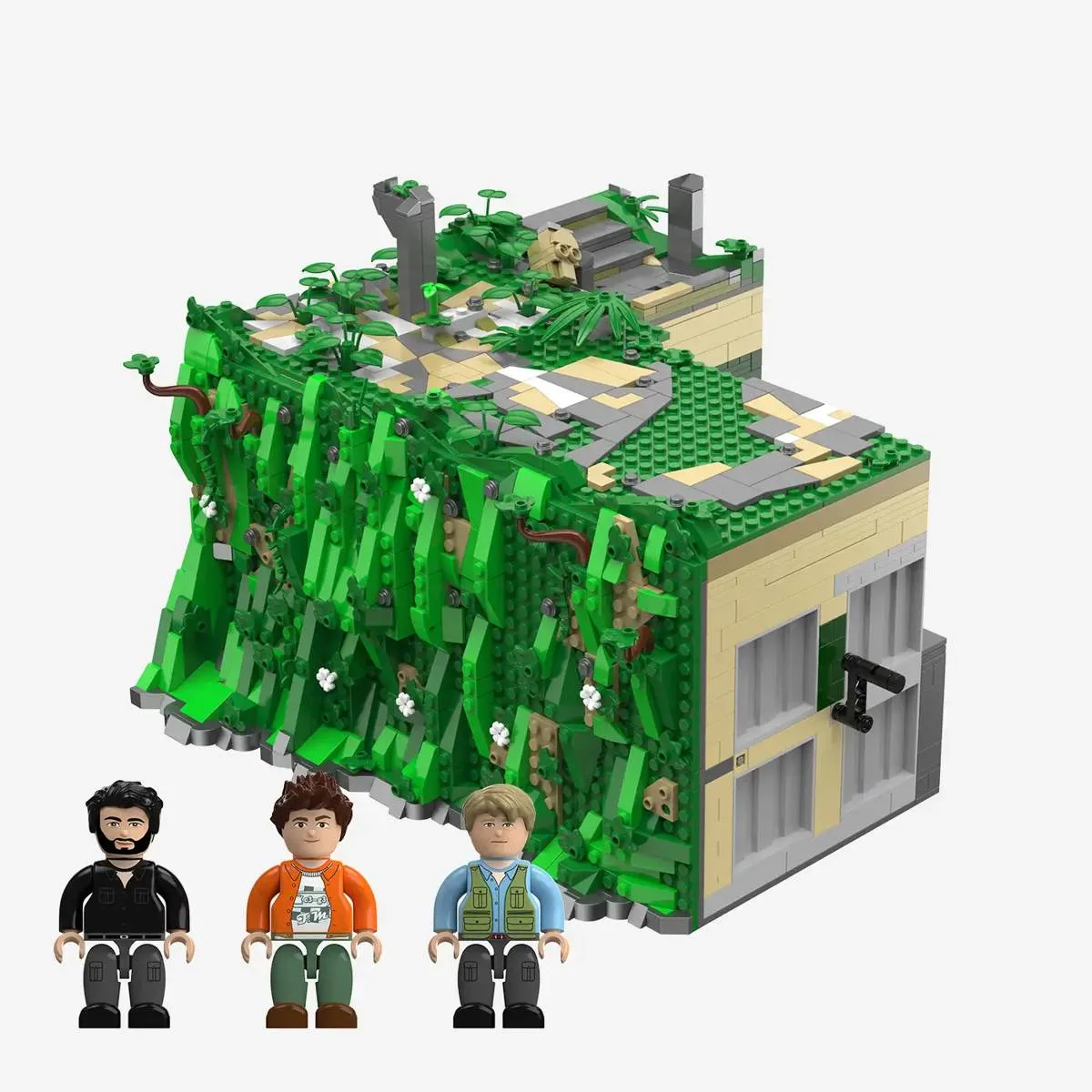 BlueBrixx Les Trois Jeunes Détectives - L'Île des Morts - 2e salle des ordinateurs et des générateurs (BB-108819) - prix | Brick Broker