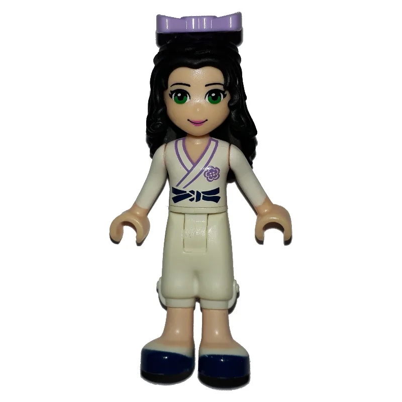 Emma - White Robe, White Trousers, Karate — minifigurine LEGO | Brick Broker