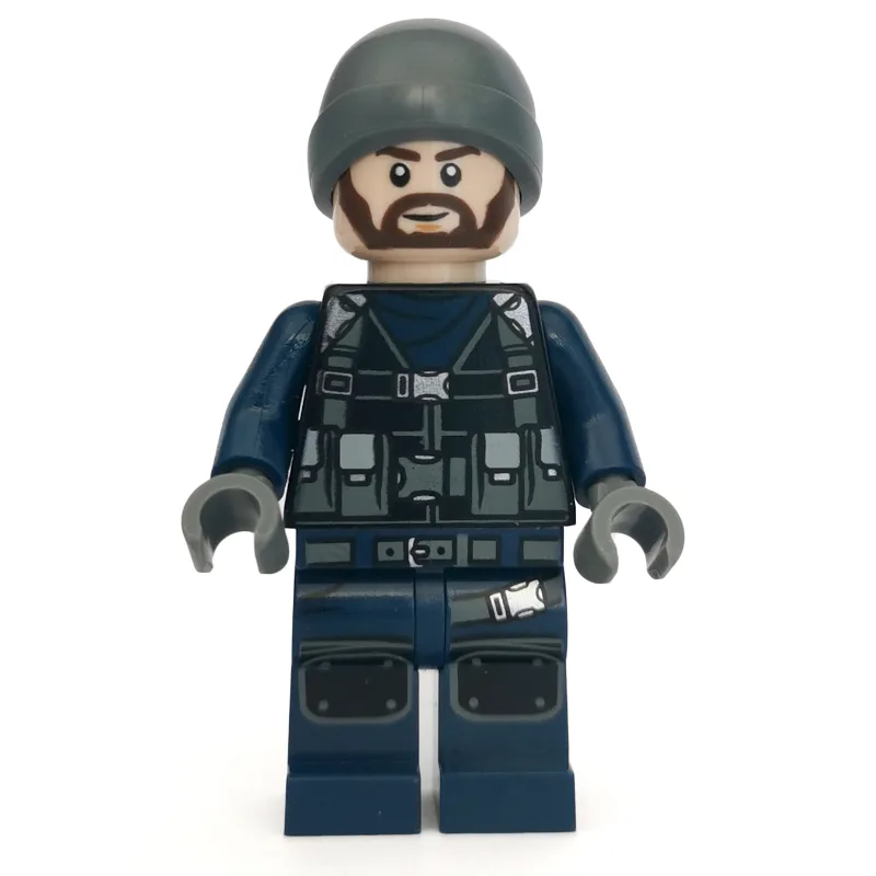 Guard in Dark Bluish Gray Beanie Hat — dans quels sets LEGO ? (fig-005972) | Brick Broker
