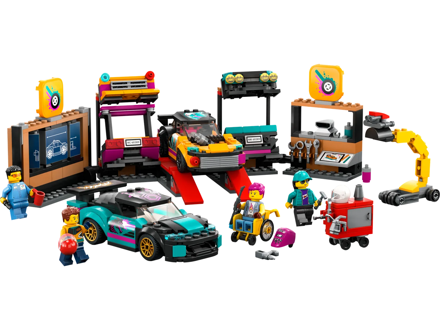 LEGO 60389 Garage de voitures personnalisées - prix | Brick Broker