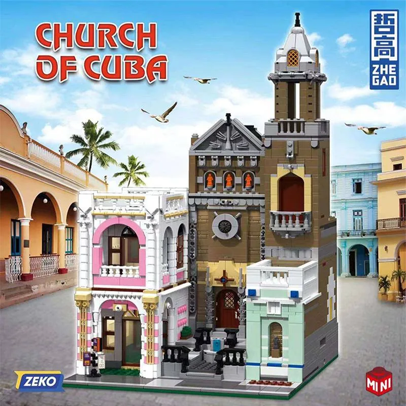 ZHEGAO Église de Cuba (ZHE-DZ6021) - prix | Brick Broker