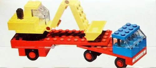 LEGO 649 Porte-char avec excavatrice - prix | Brick Broker