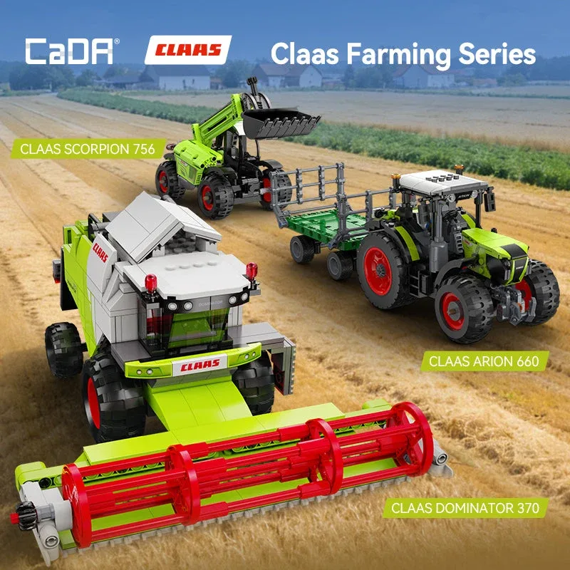 CaDA Briques Série Agricole Claas C65015W C65016W (CADA-C65014W) - prix | Brick Broker