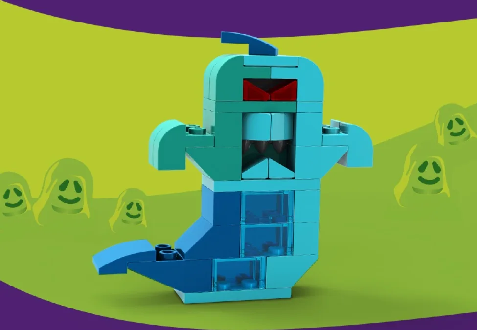 LEGO Fantôme bleu (BLUEGHOST-1) - prix et où acheter | Brick Broker