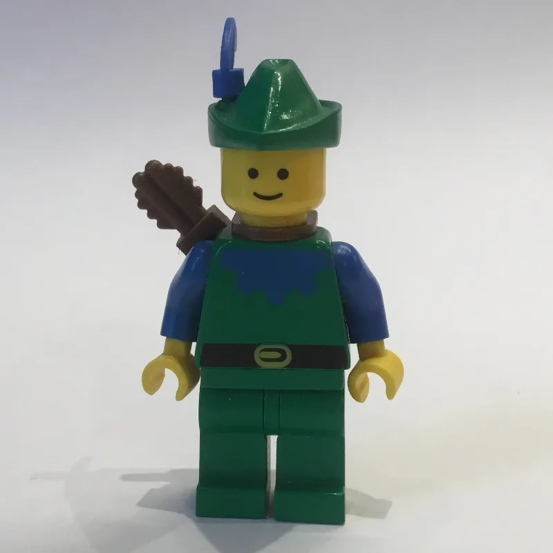 Forestman Archer (Forestmen) - Blue, Green Ha… — minifigurine LEGO | Brick Broker