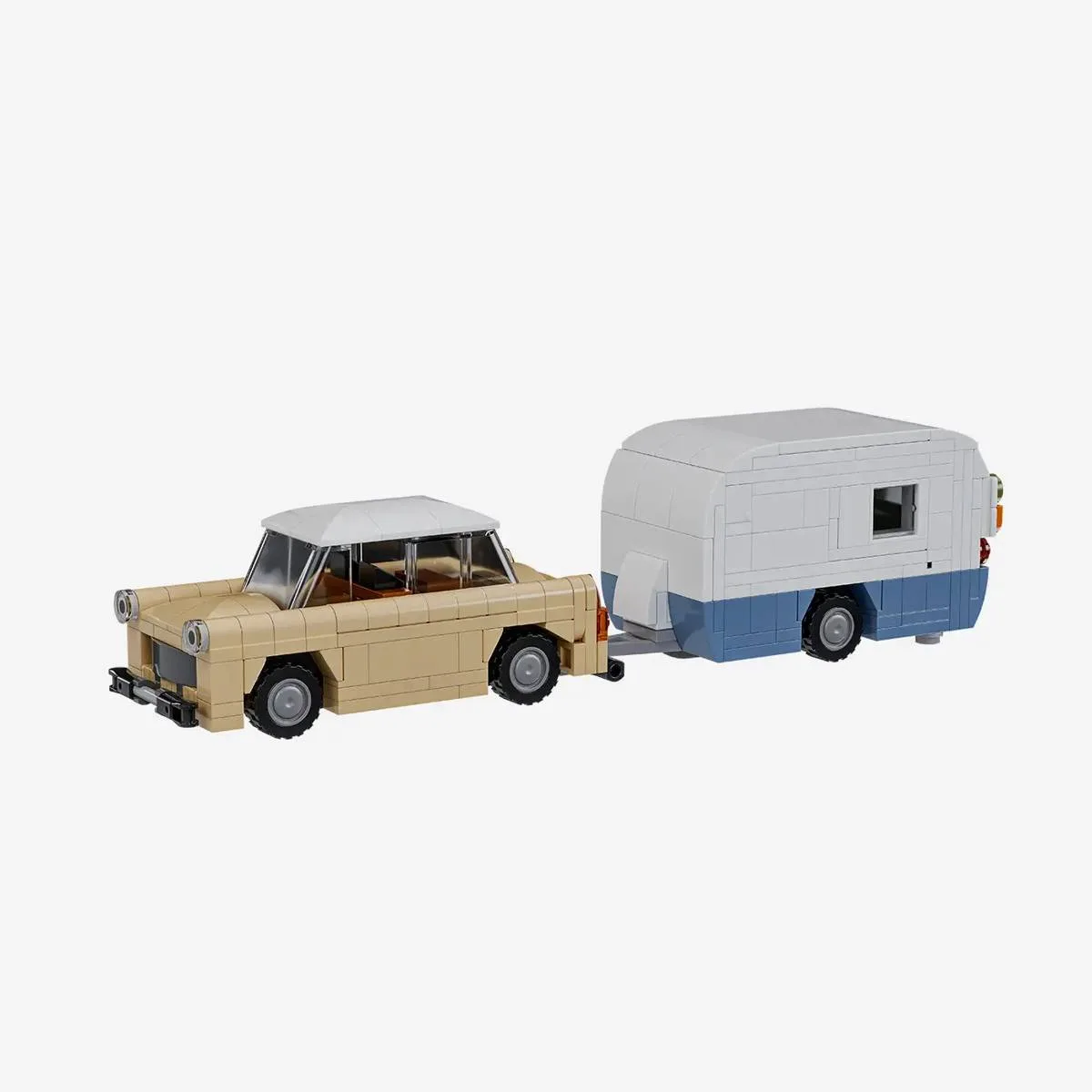 BlueBrixx Petite voiture avec caravane (BB-109381) - prix | Brick Broker