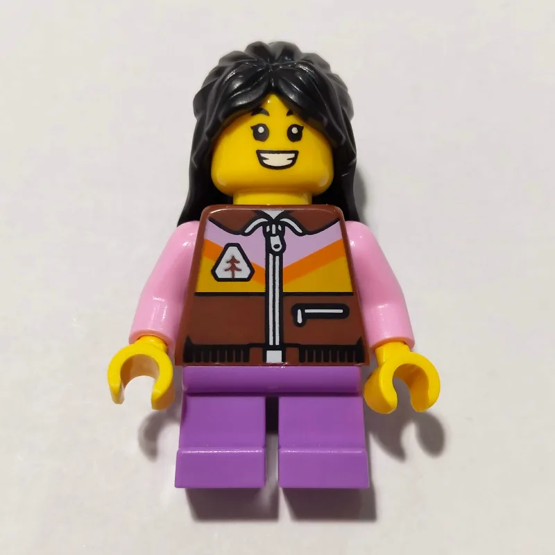Kid, Reddish Brown Torso, Medium Lavender Leg… — minifigurine LEGO | Brick Broker