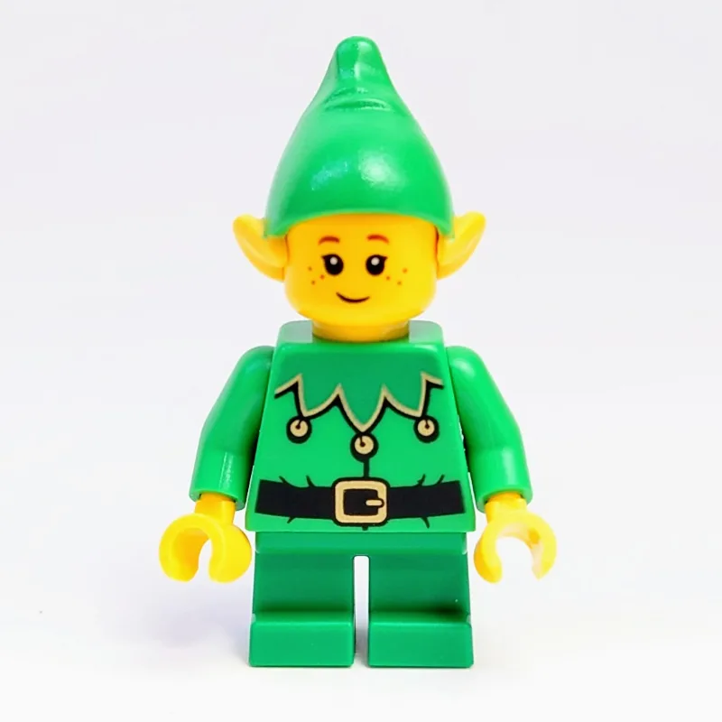 Elf - Bright Green Torso, Green Short Legs, B… — minifigurine LEGO | Brick Broker